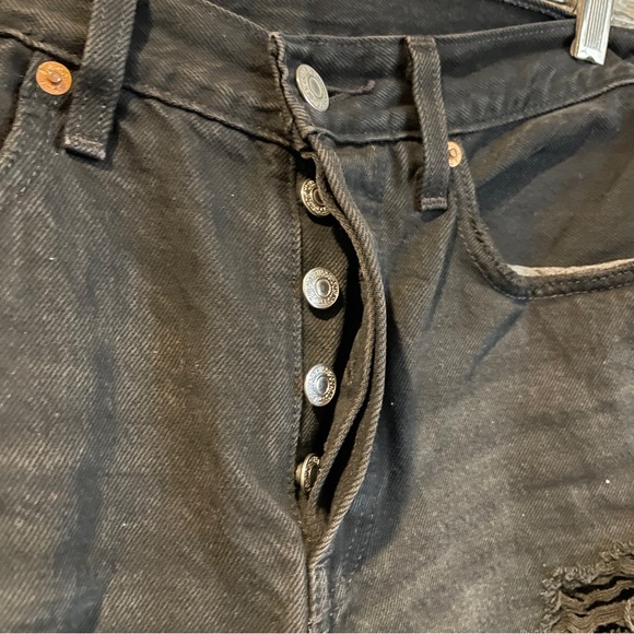 Levi’s Premium distressed 501 jeans size 0 - Picture 3 of 6